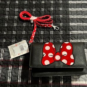 Disney Minnie purse with phone section.